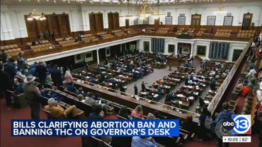 Bills clarifying abortion ban and banning THC on Governor's desk