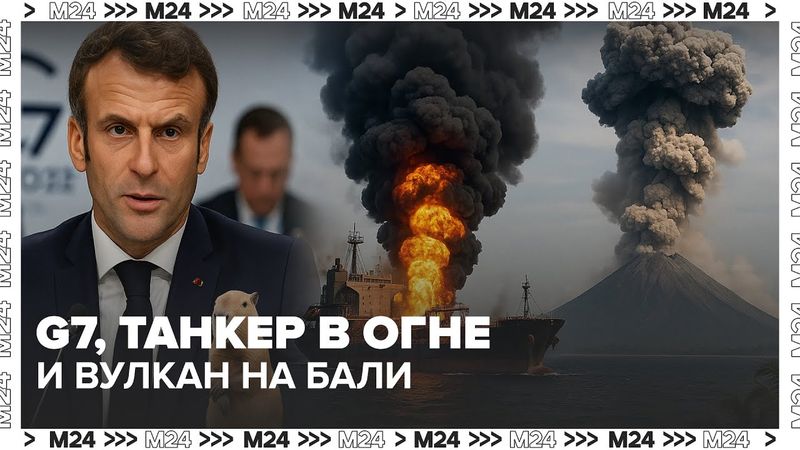 Саммит G7, пожар в заливе и вулкан на Бали: что происходит в мире