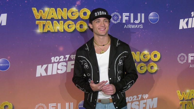 Asher Angel attends iHeartRadio's 102.7 KIIS FM Wango Tango 2025 green carpet