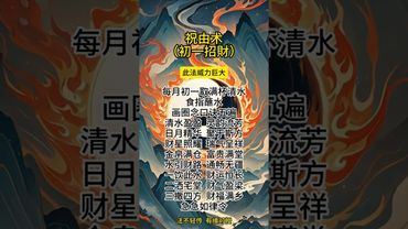 《祝由秘术》如果你想要招财进宝！财源广进！财富满乡！每个月初一你就这样做！做就对了！#祝由 #祝由十三科 #道家文化 #正能量 #国学文化 #民间文化 #佛教文化 #转运 #发财 #兴旺发 #八方来财