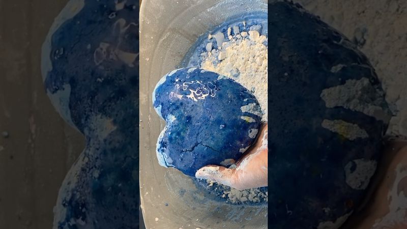 Baby oil overload + soft blue crushes