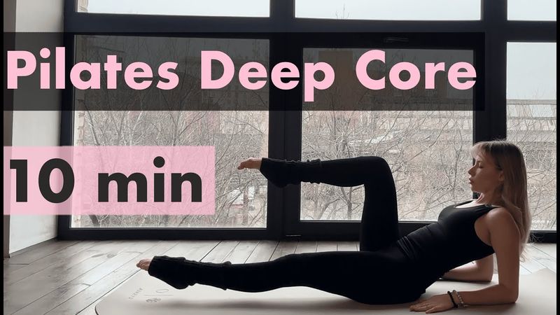 10 min PILATES | Deep Core & Abs | ПРЕСС & KOP ⏳🧘🏼‍♀️