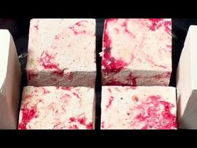 Red Marbled & Fresh Chalk