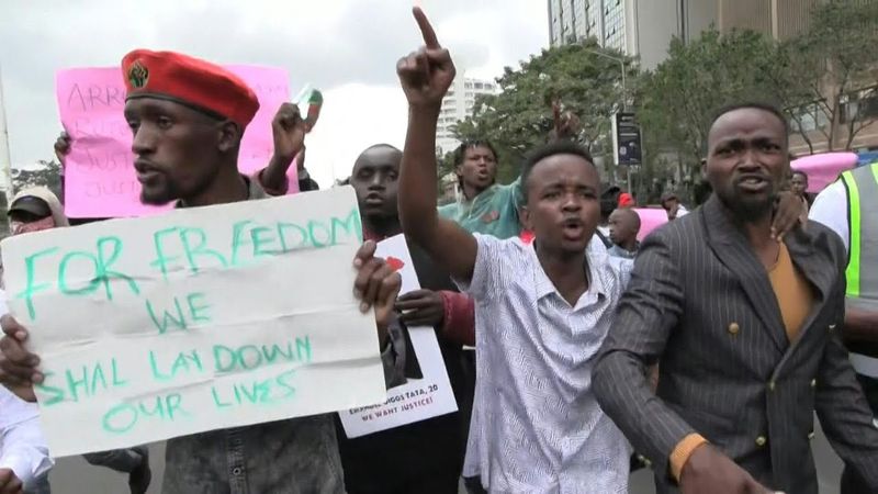 Kenyans march against police brutality, President William Ruto | AFP