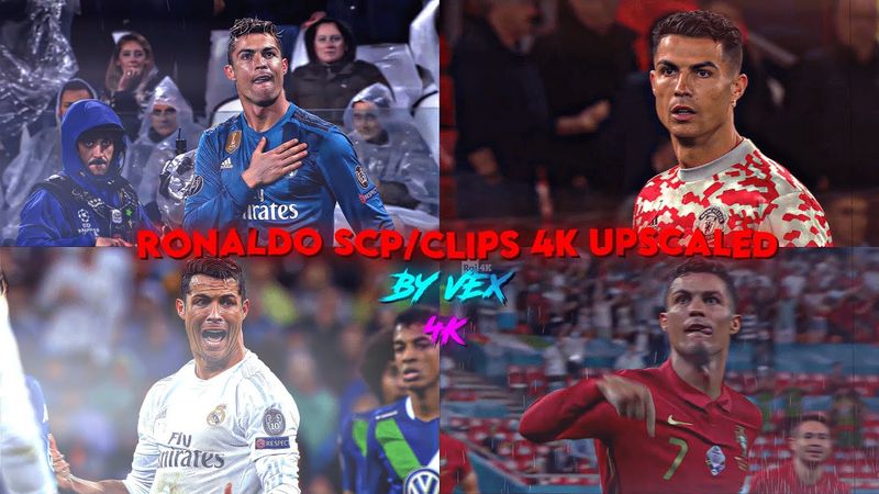 Ronaldo 4k Clips Upscaled 🔥🐐 + Link