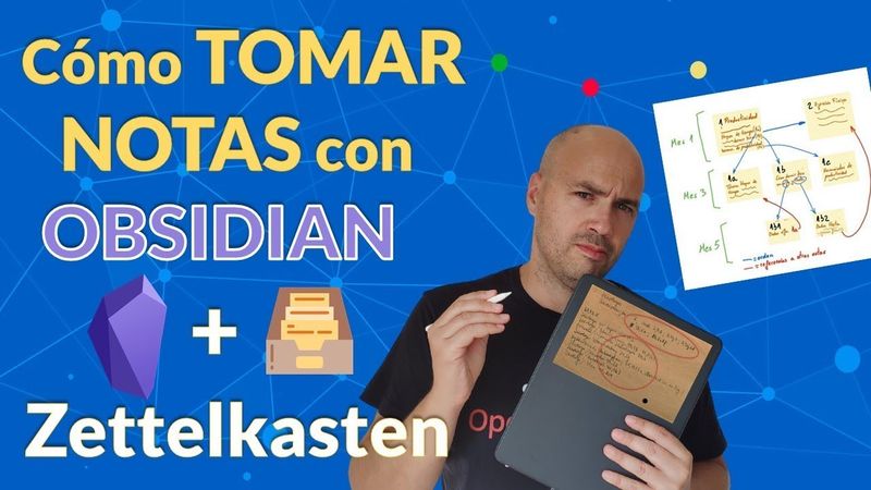 ✏️ Cómo TOMAR NOTAS con ZETTELKASTEN & OBSIDIAN | Tutorial en español