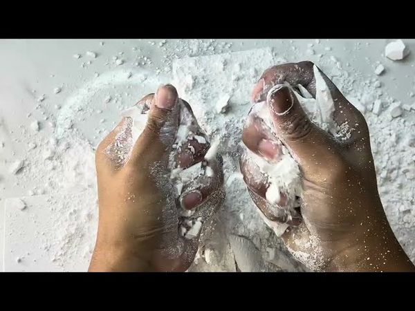 Soft Fluffy Plain Jane Gym Chalk Crush