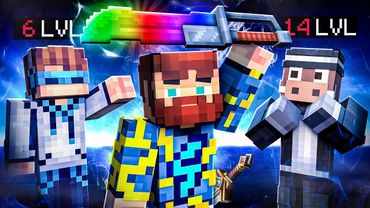 😰Майнкрафт, но Мы Становимся СИЛЬНЕЕ с Каждым Уровнем... #3 [Соло Левелинг] + Лололошка, Кабан