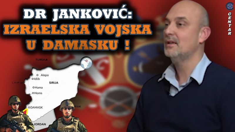 Dr Slobodan Janković: Velika izdaja u Siriji, izraelska vojska uskoro u Damasku, a Rusiju čeka ...