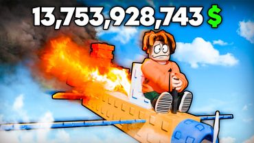 Построил САМЫЙ ХУДШИЙ САМОЛЁТ и Стал МИЛЛИАРДЕРОМ 😱 Build A Plane в Роблокс!