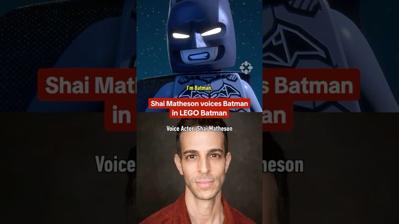 Batman is voiced by Shai Matheson in the new LEGO Batman game! #gamescom2025 #batman #voice #actor