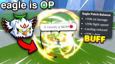 The NEW Eagle Buffs Made it OP for PvP in Blox Fruits..