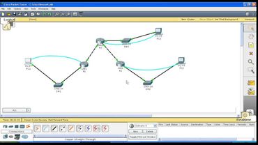 Курс Cisco, Routing and Switching. Шаг 4 Статическая маршрутизация через промежуточный маршрутизатор