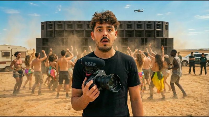 J'ai filmé une free party géante en Espagne (reportage)