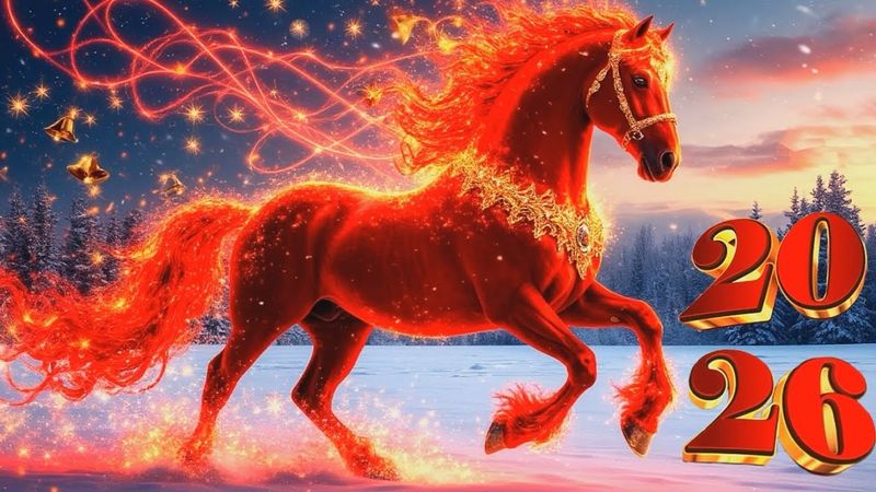 С Новым годом! Красивое поздравление с Новым годом 2026