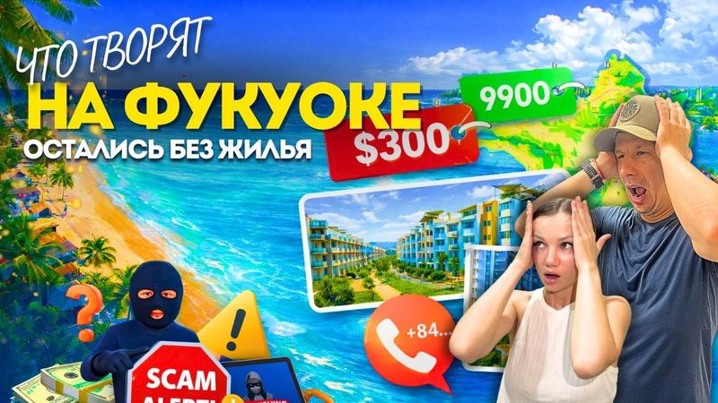 Шок!ФУКУОК Переполнен, ЖИЛЬЯ нет. Брони отменяют. Мошенники. Таиланд выгоняет. DTV виза.Вьетнам 2026