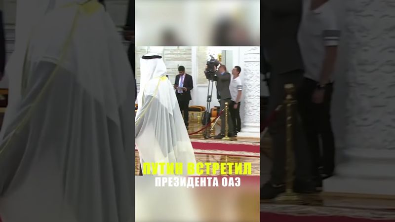 Кадры встречи Путина и президента ОАЭ в Кремле