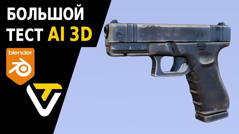 Тестируем 3D нейросети: Tripo