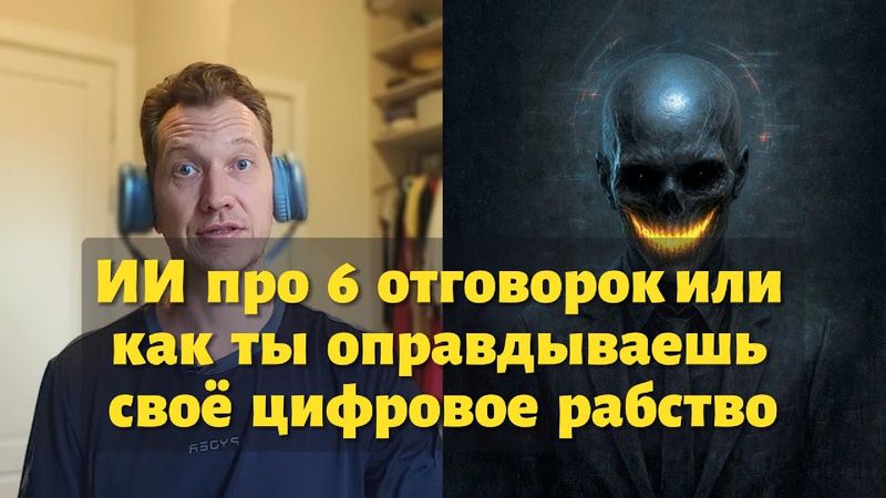 Искусственный Интеллект про то как мы оправдываем своё цифровое рабство!