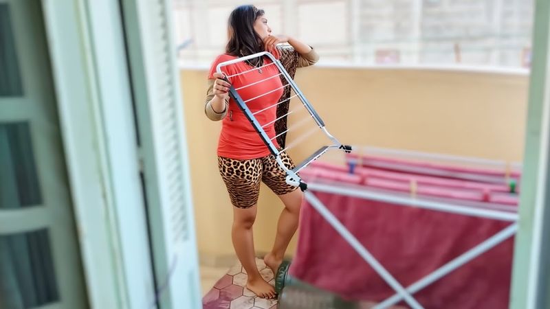 المنشر الجديد والبلكونة والجو الحلو