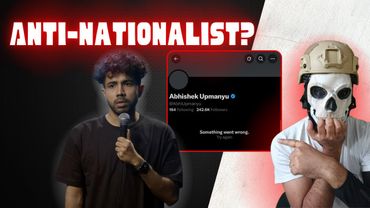 Is Abhishek @aupmanyu  REALLY An Anti Nationalist ?