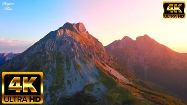 Полет на вершину горы 4k⛰️⛰️⛰️ под расслабляющую музыку