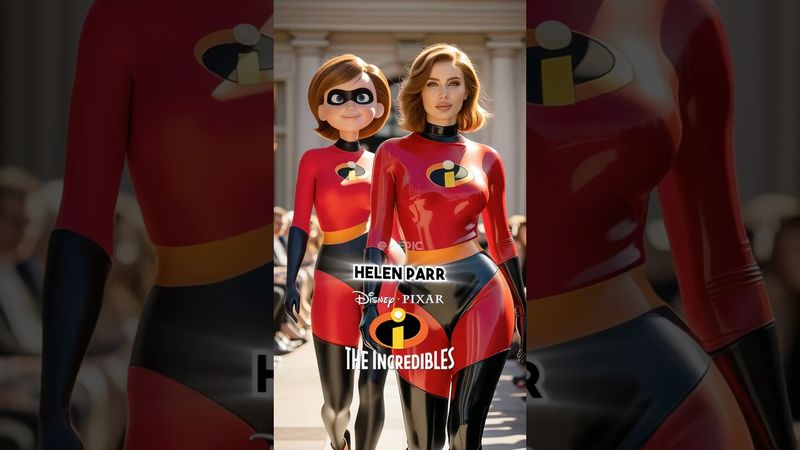 The Incredibles in REAL LIFE! 😮🔥 #aiart #theincredibles #midjourney