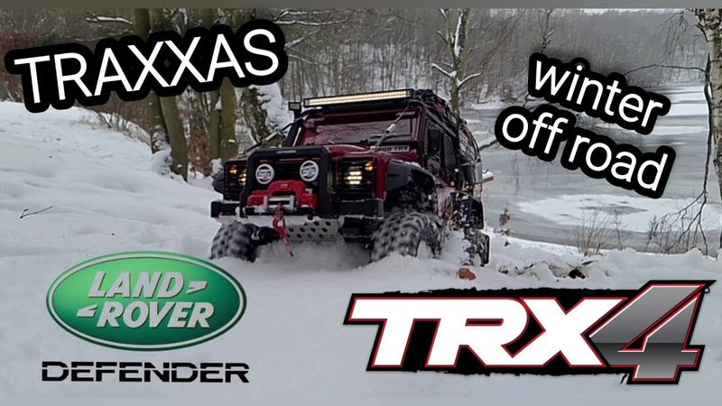 RC Traxxas TRX4 winter off-road
