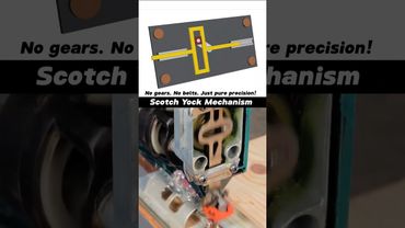 This Mechanism Converts Rotary to Linear Motion! 😲 #mechanism #engineering #motion #3ddesign #3d