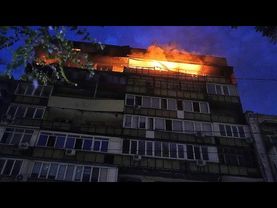 Russia's mass missile and drone attack on Kyiv injures at least 10