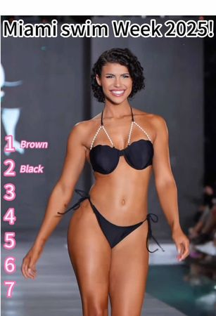which do you prefer? #bikinimodel #catwalk #miamiswimweek2025 #yasmin...
