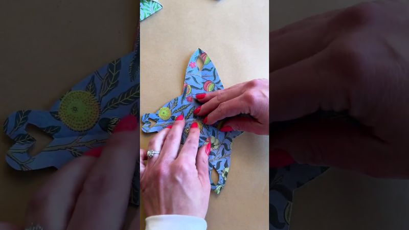 ✨ Beautiful handmade treat box! #papercrafts #gifts #williammorris #crafts #origami