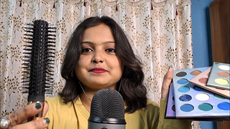 ASMR Relaxing New Year Party Makeup 💄