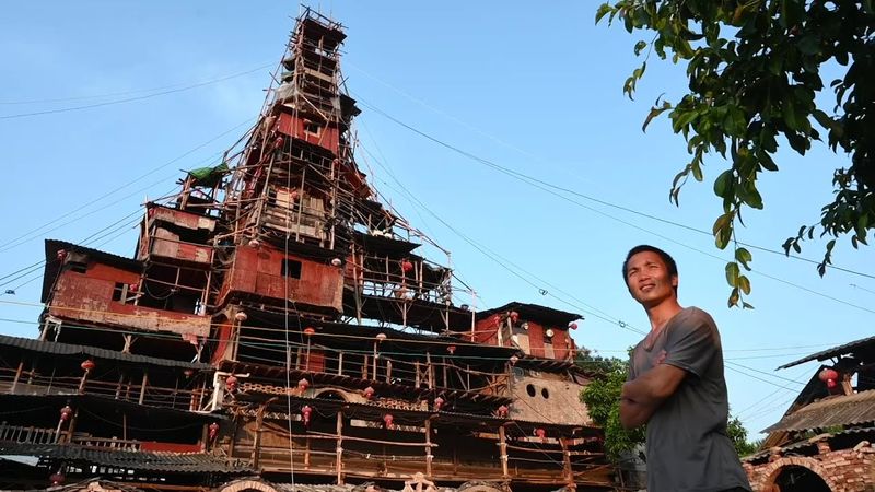 Chinese man defies demolition orders to build madcap rural home | AFP