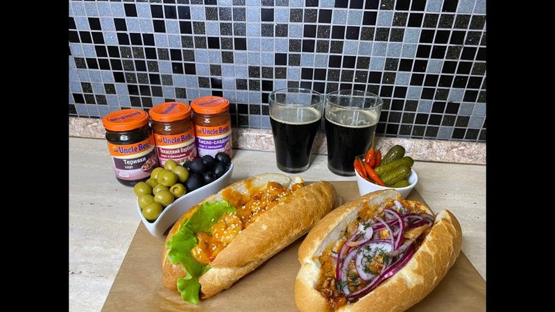 Стрррашно вкусные сендвичи с соусом Uncle Ben's !)) Смотреть со звуком)