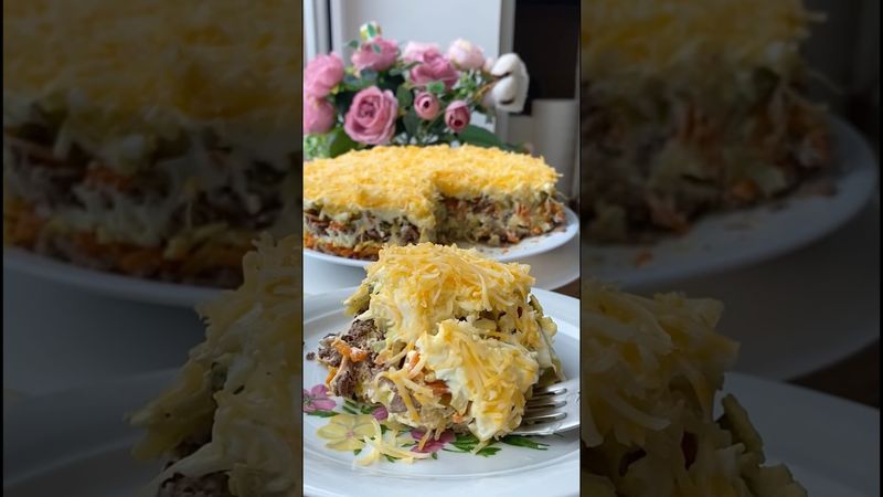 Этот салат вы еще не пробовали! 🤤💣🎄