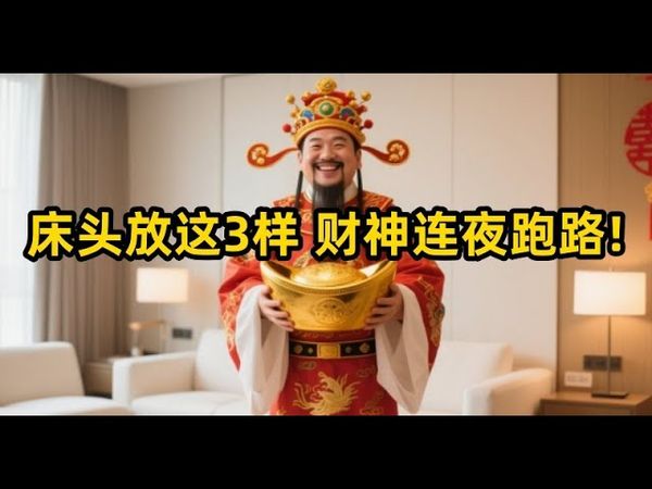 《财神禁忌》床头放这3样，财神连夜跑路！接了！转发！功德无量！#风水格局 #风水玄学 #财神 #财神来到我家门 #玄学 #老祖宗的智慧 #国学文化 #道家文化 #佛教文化 #民间文化 #禁忌