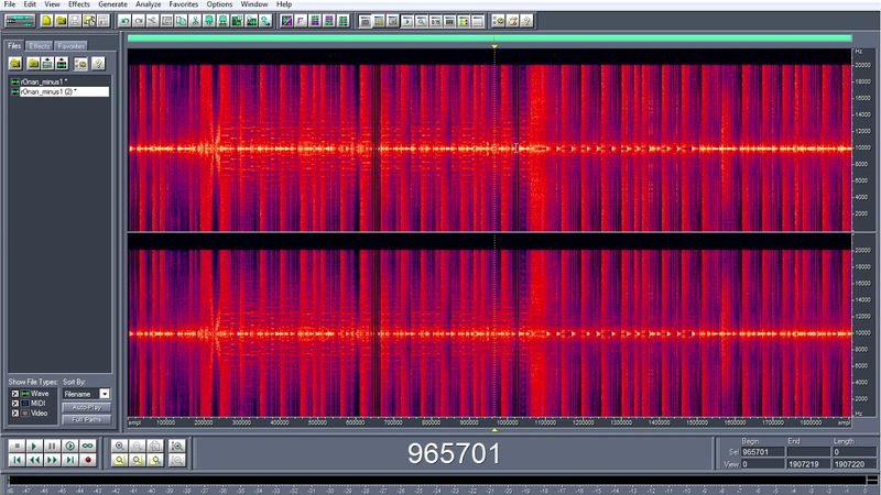Издеваемся над спектром - реставрация аудио - инверсия спектра