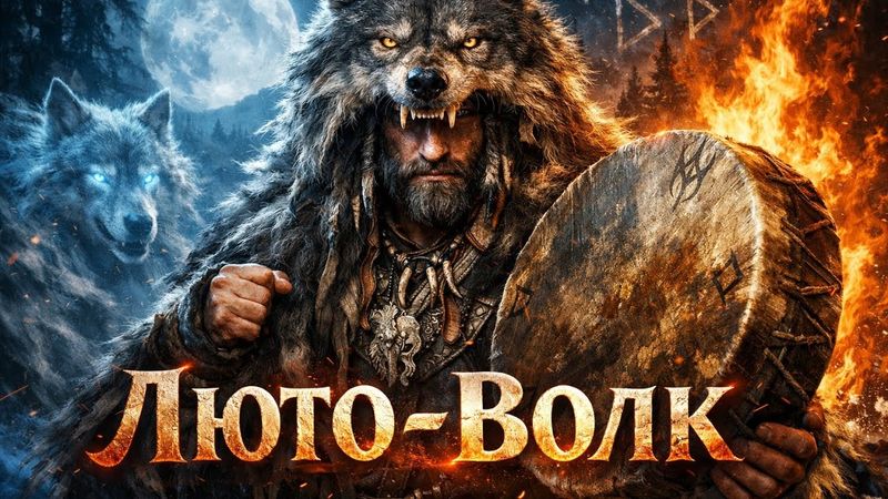 ЛЮТО-ВОЛК 🐺🔥 Год Волка | Славянский шаманский рок | Мистический клип
