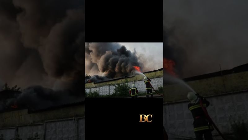 Kyiv rocked by relentless drone, missile barrage