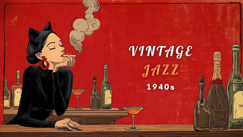 1940's Vintage Jazz Playlist - Let the piano paint the silence. | MEOW JAZZ