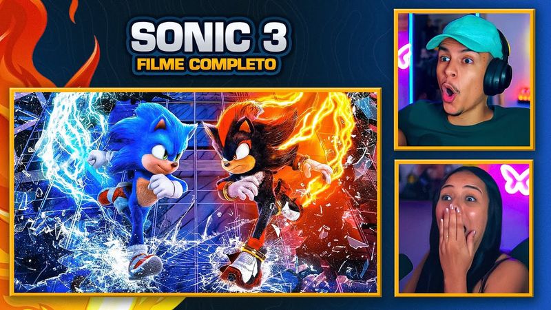 É O SHELDOW 😱 SONIC 3 | [Casal Jounin React] 🔥