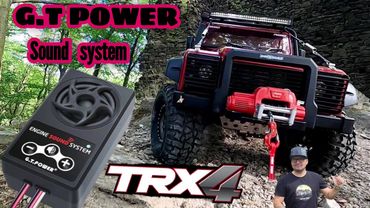 RC Traxxas TRX-4 Defender and model sound system G.T. Power