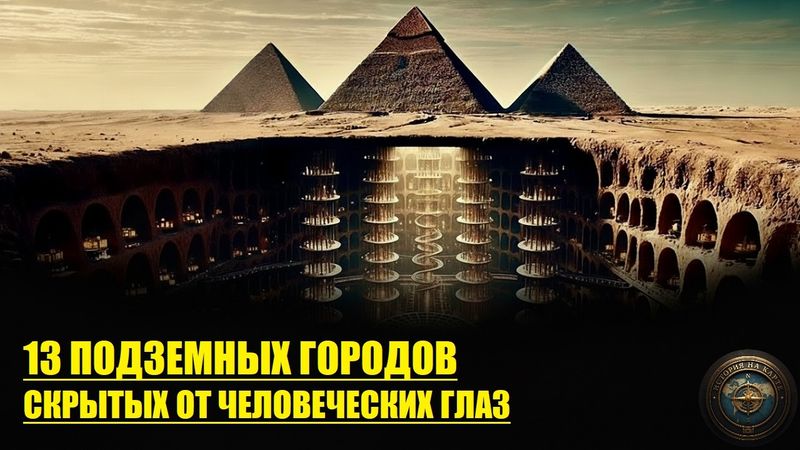 13 ЗАГАДОЧНЫХ ГОРОДОВ ПОД ЗЕМЛЕЙ, жизнь в которых ПУГАЕТ!