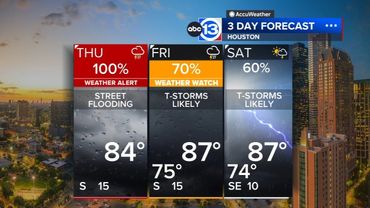 Torrential rain and strong to severe thunderstorms likely Thursday