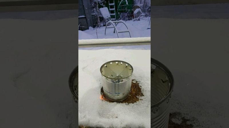 Походная конфорка своими руками из консервной банки