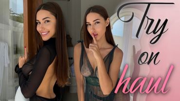 [4K] Transparent Looks Try-On | Seductive Fashion Haul 2025