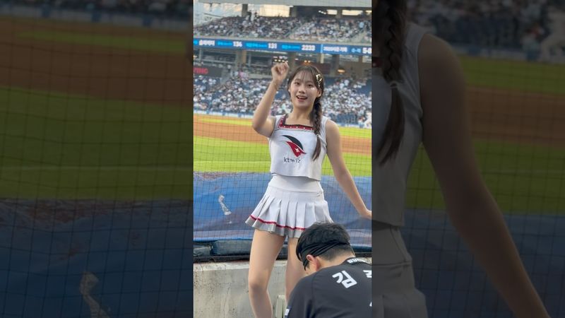 귀여운 수달 꿈사탕 공연  #이서윤 #이서윤치어리더#ktwiz #kt위즈 #kt위즈치어리더