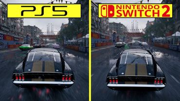 Grid Legends Nintendo Switch 2 (Quality Mode) vs PS5 Rain Effect Graphics Comparison
