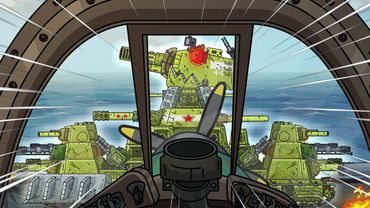 Атака Камикадзе на КВ-44 - Мультики про танки